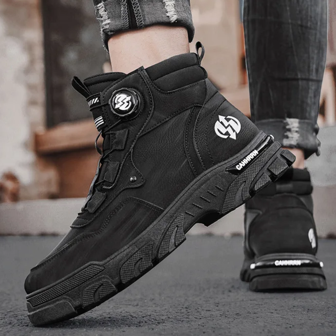 Herren Boots mit hohem Kragen und robustem Profil | A&B - 5 - Annoboutique