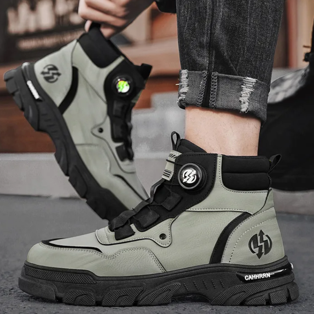 Herren Boots mit hohem Kragen und robustem Profil | A&B - 7 - Annoboutique