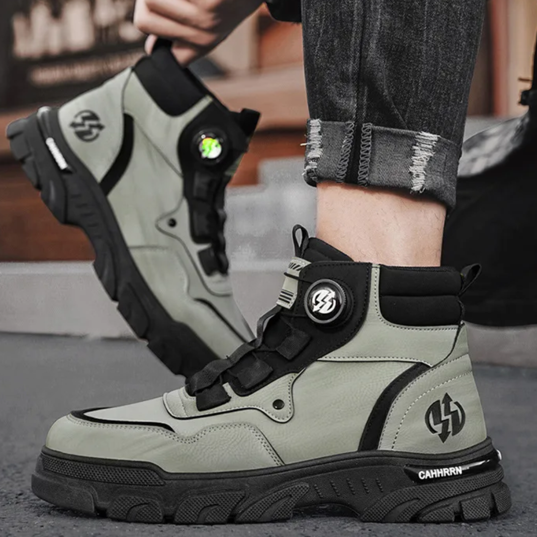 Herren Boots mit hohem Kragen und robustem Profil | A&B - 7 - Annoboutique