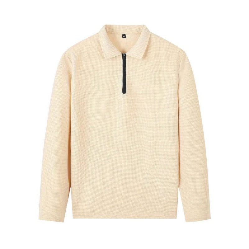 Outfit Herren mit Quarter-Zip Sweatshirt und lockerer Hose | A&B - 8 - Annoboutique
