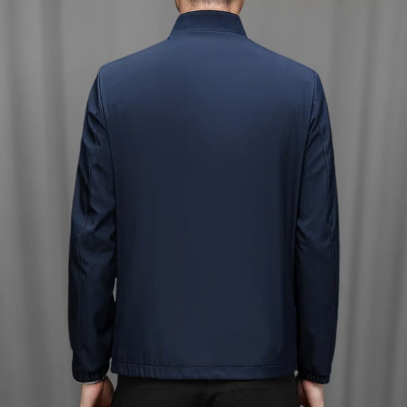 Herrenjacke mit Stehkragen und Reißverschluss | A&B - 2 - Annoboutique