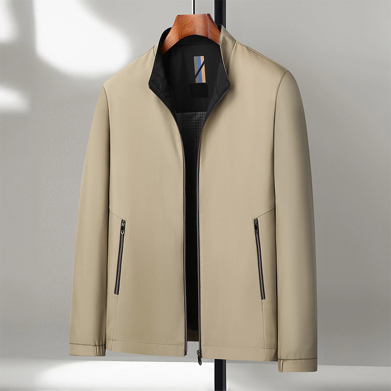 Herrenjacke mit Stehkragen und Reißverschluss | A&B - 6 - Annoboutique