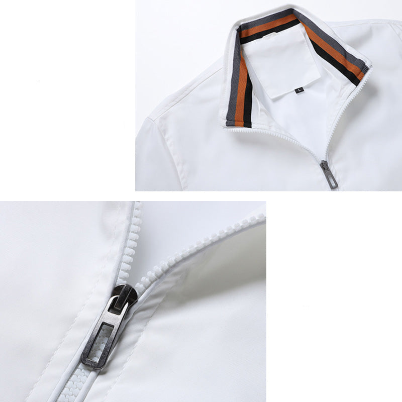 Sportliche Herrenjacke mit lässigem Schnitt und praktischen Taschen | A&B - 3 - Annoboutique
