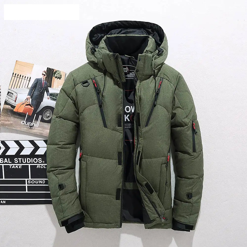 Winterjacke Herren mit sportlichem Schnitt und praktischen Taschen | A&B - 4 - Annoboutique