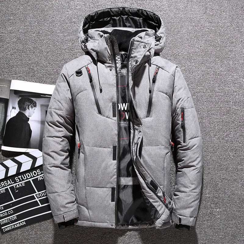 Winterjacke Herren mit sportlichem Schnitt und praktischen Taschen | A&B - 5 - Annoboutique
