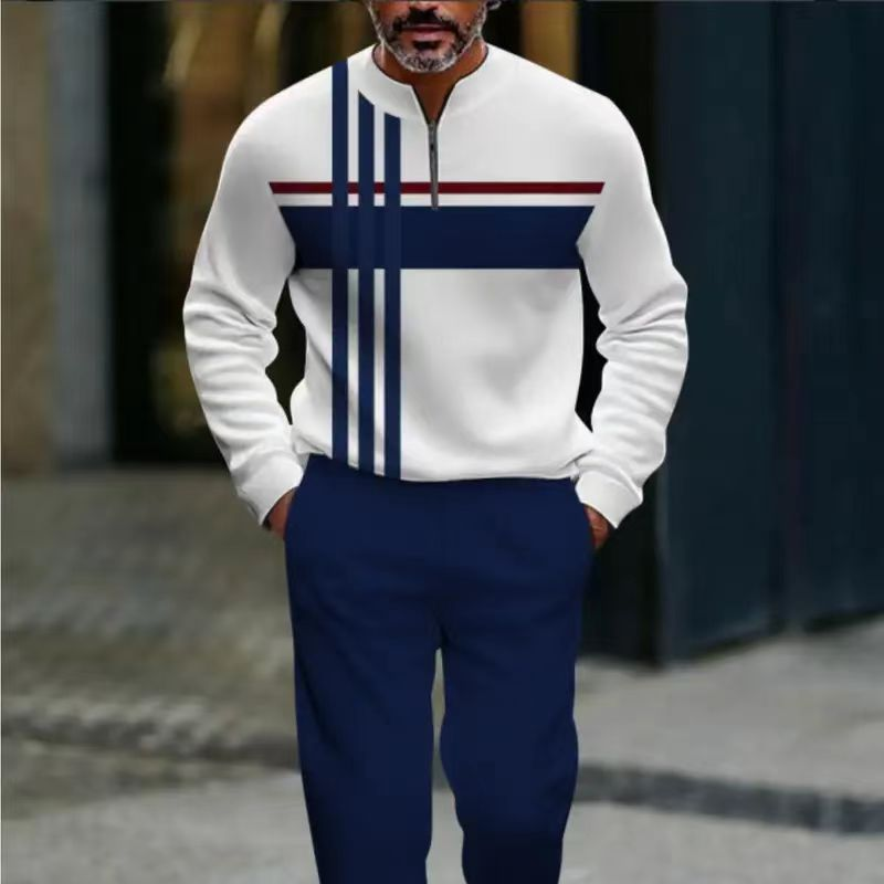 Outfit Herren mit Zip-Hemd und lockerer Passform | A&B - 5 - Annoboutique