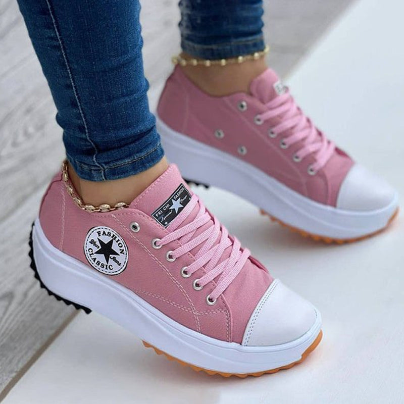 Sneakers Damen mit sportlichem Design und auffälliger Sohle | A&B - 10 - Annoboutique