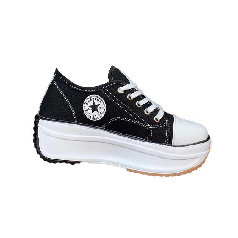 Sneakers Damen mit sportlichem Design und auffälliger Sohle | A&B - 16 - Annoboutique