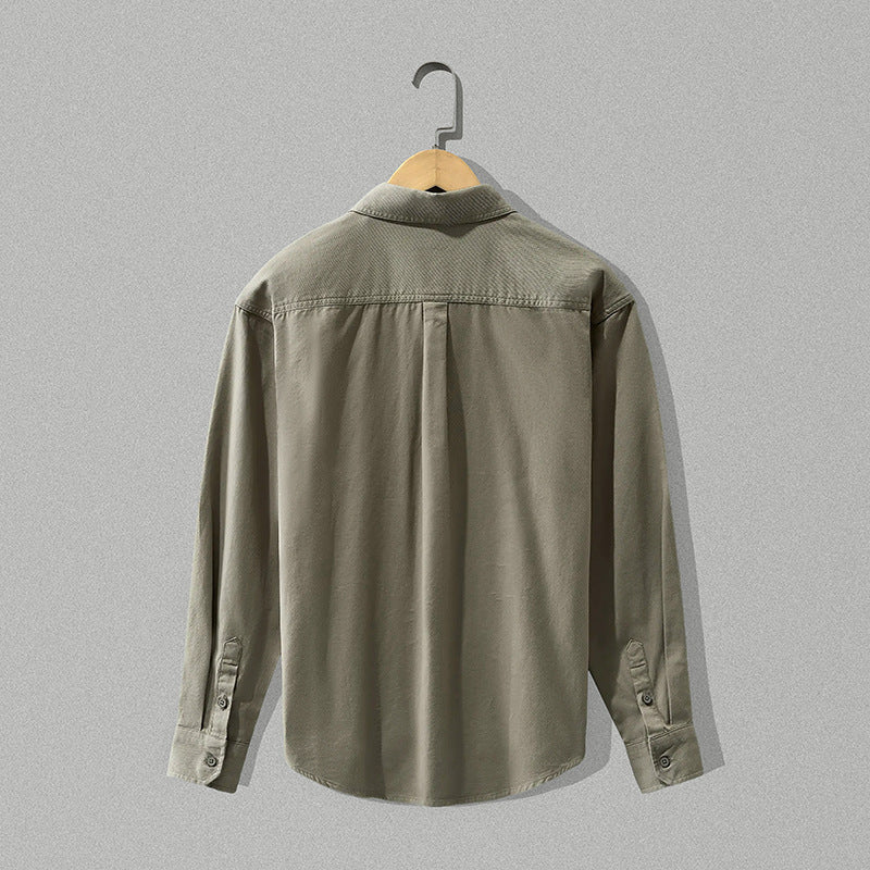 Herrenhemd mit Button-Down-Kragen und Brusttasche | A&B - 3 - Annoboutique