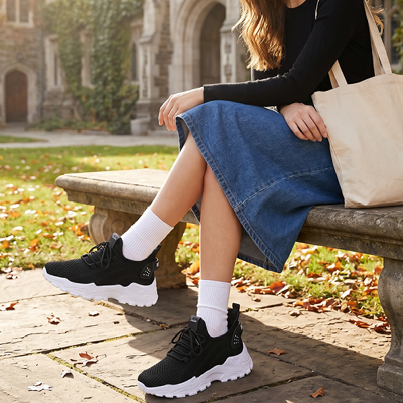 Sneaker Damen mit sportlichem Design und optimaler Passform | A&B - 3 - Annoboutique