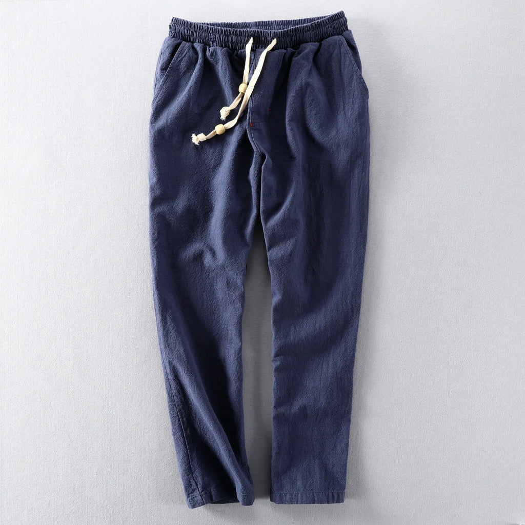 Herrenhose mit elastischem Bund und Kordelzug | A&B - 1 - Annoboutique