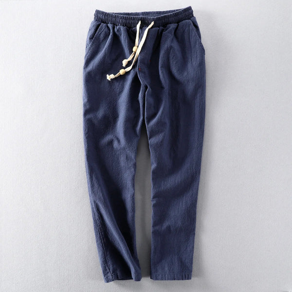 Herrenhose mit elastischem Bund und Kordelzug | A&B - 1 - Annoboutique