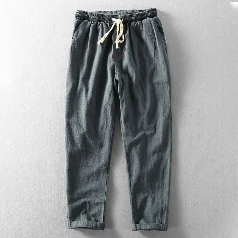 Herrenhose mit elastischem Bund und Kordelzug | A&B - 3 - Annoboutique