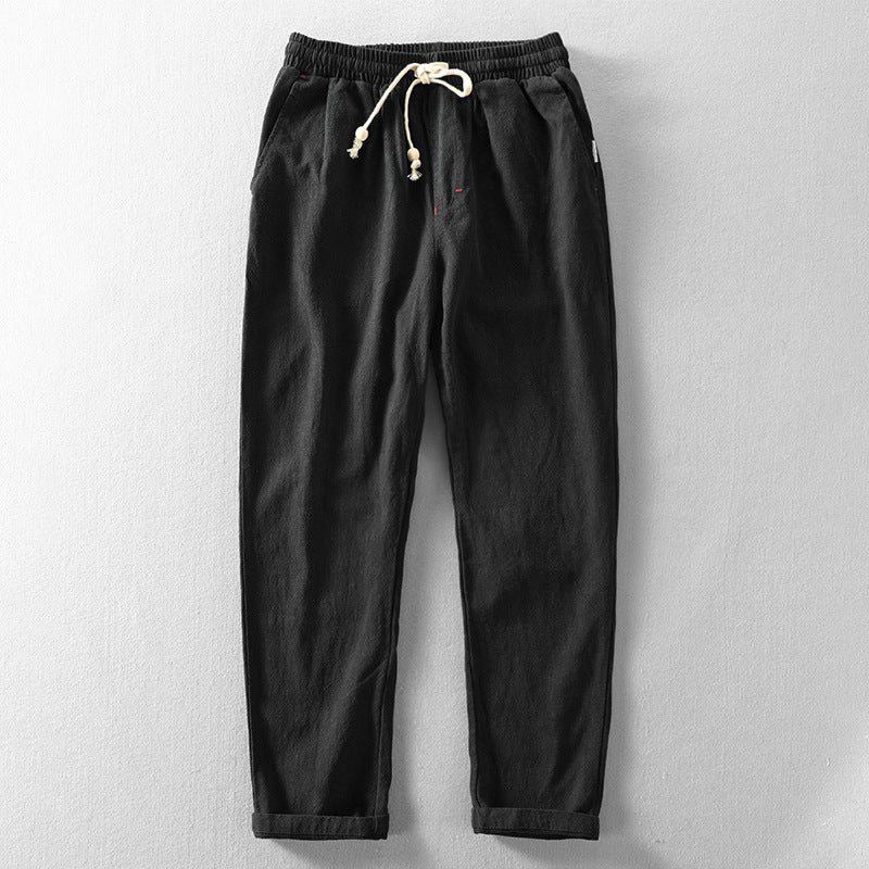 Herrenhose mit elastischem Bund und Kordelzug | A&B - 7 - Annoboutique