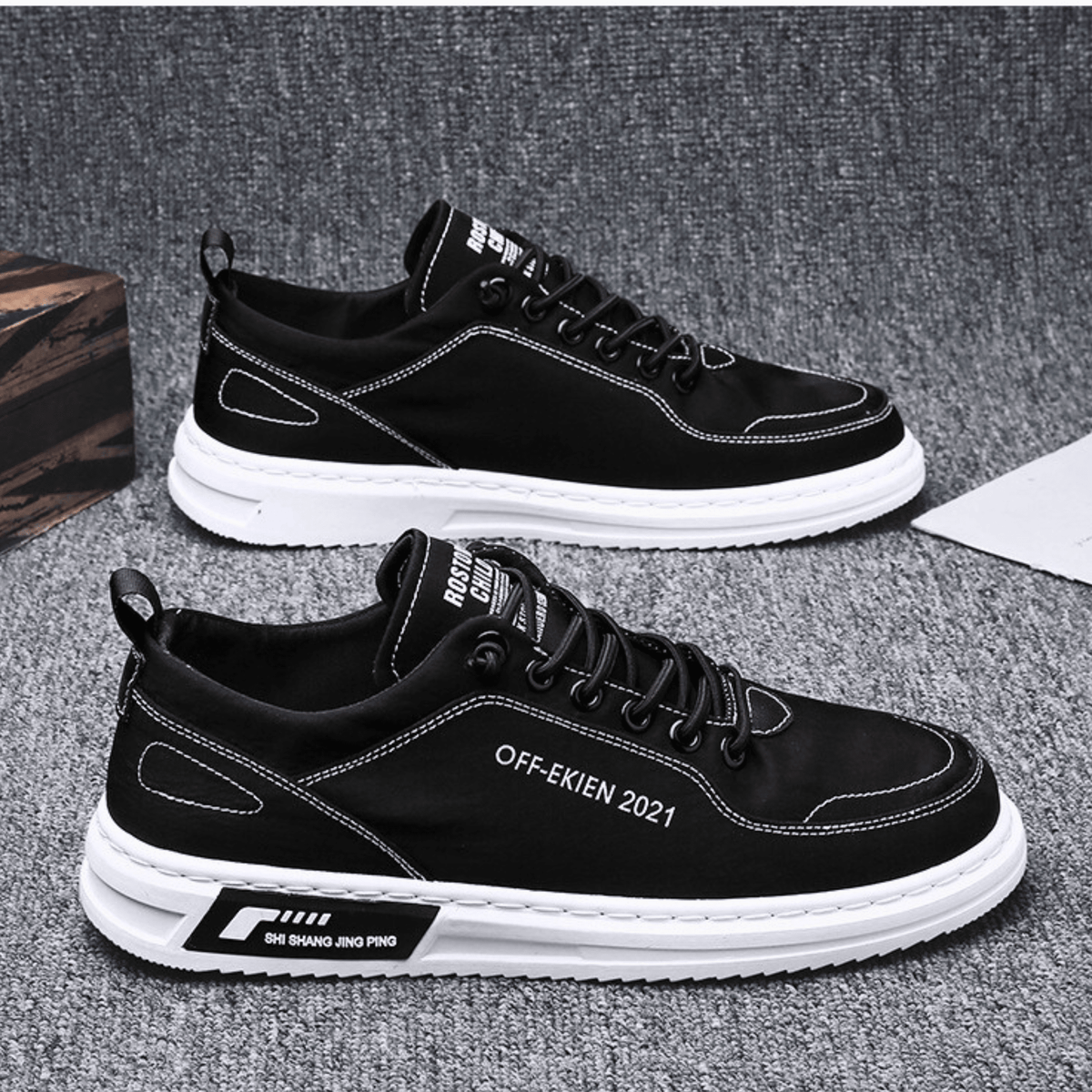 Sneakers Herren mit lässigem Schnitt und optimaler Passform | A&B - 9 - Annoboutique