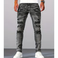 Herren Jeans mit Slim-Fit Schnitt und Destroyed Look | A&B - 7 - Annoboutique