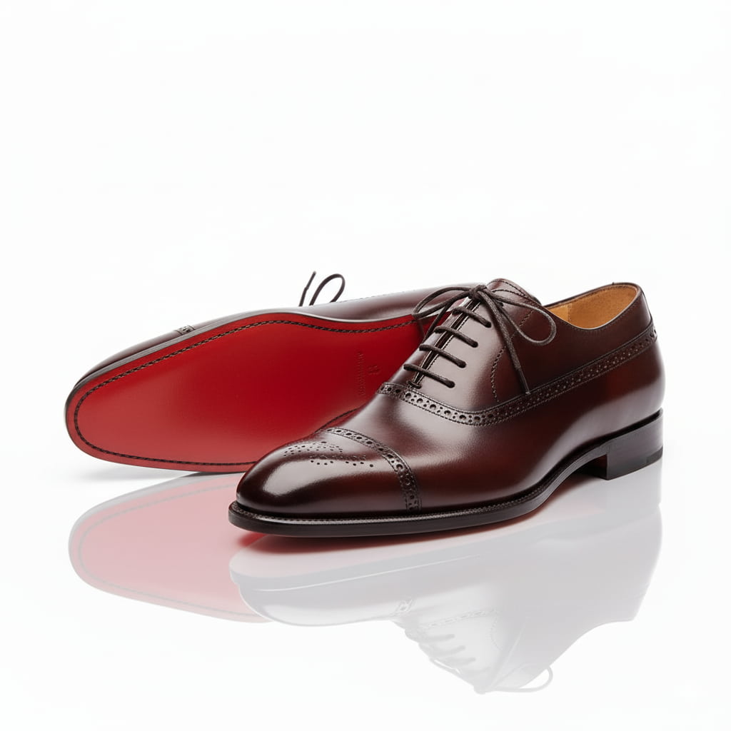Elegante Herren Schnürschuhe mit Cap-Toe Design und klassischem Schnitt | A&B - 5 - Annoboutique