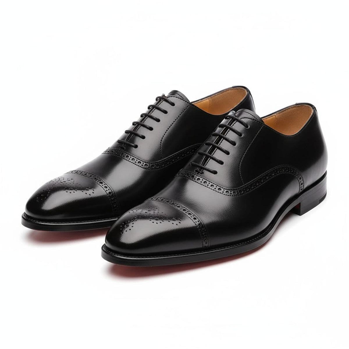Elegante Herren Schnürschuhe mit Cap-Toe Design und klassischem Schnitt | A&B - 6 - Annoboutique