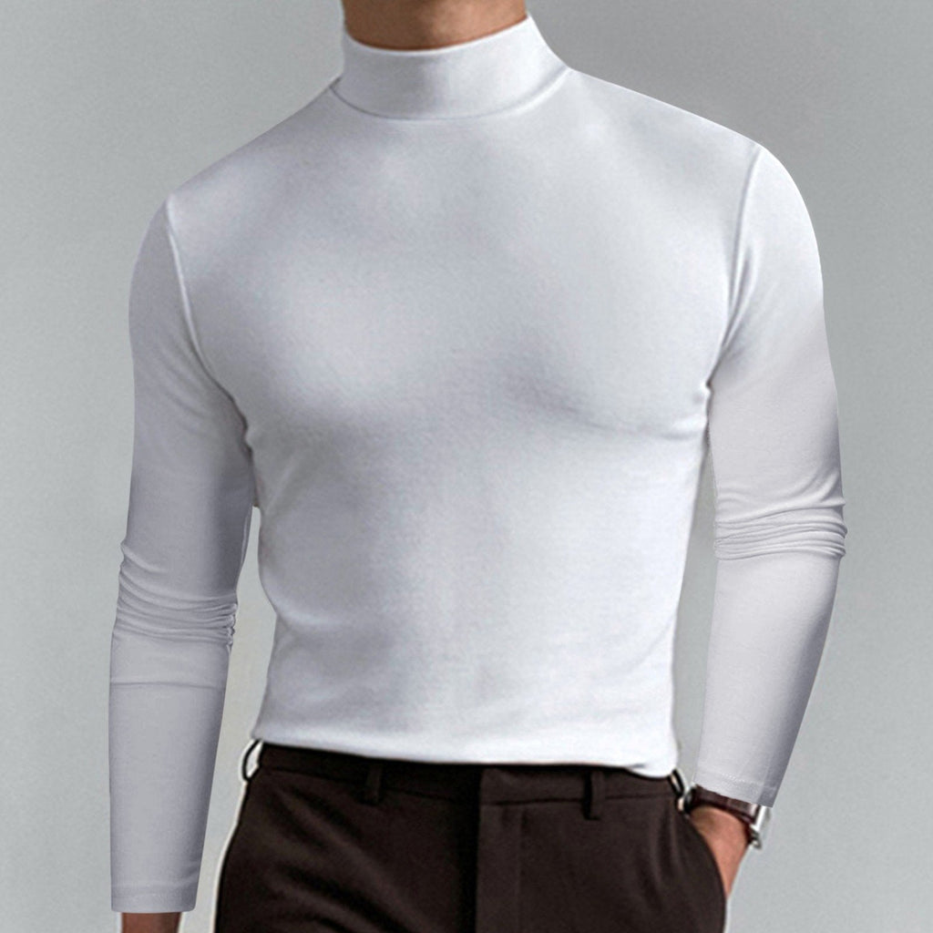 Herrenpullover mit Stehkragen - Modischer Slim Fit | A&B - 1 - Annoboutique