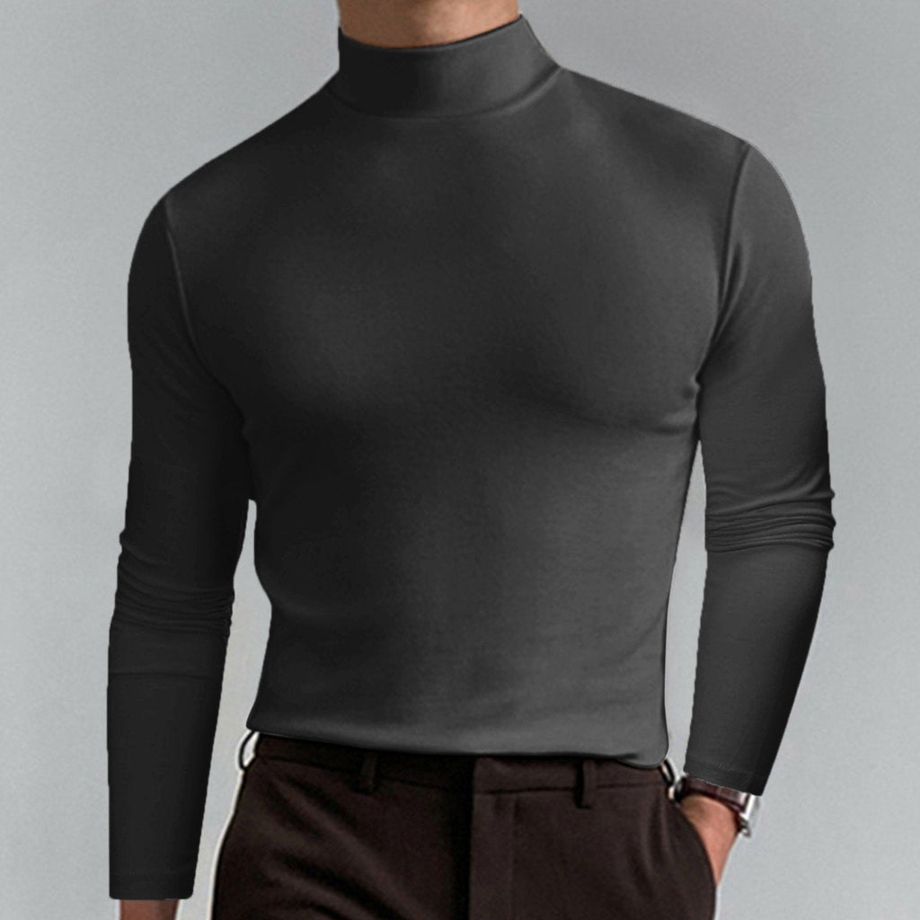 Herrenpullover mit Stehkragen - Modischer Slim Fit | A&B - 3 - Annoboutique