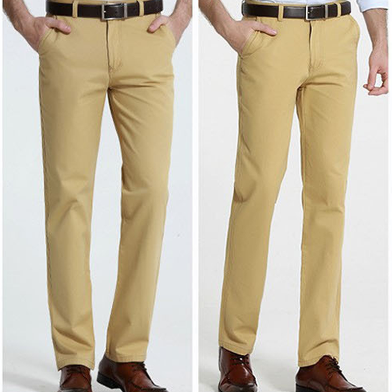 Herren Chinos mit schlanker Passform und praktischen Taschen | A&B - 3 - Annoboutique