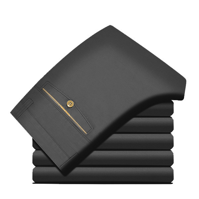 Herren Chinos mit schlanker Passform und praktischen Taschen | A&B - 9 - Annoboutique