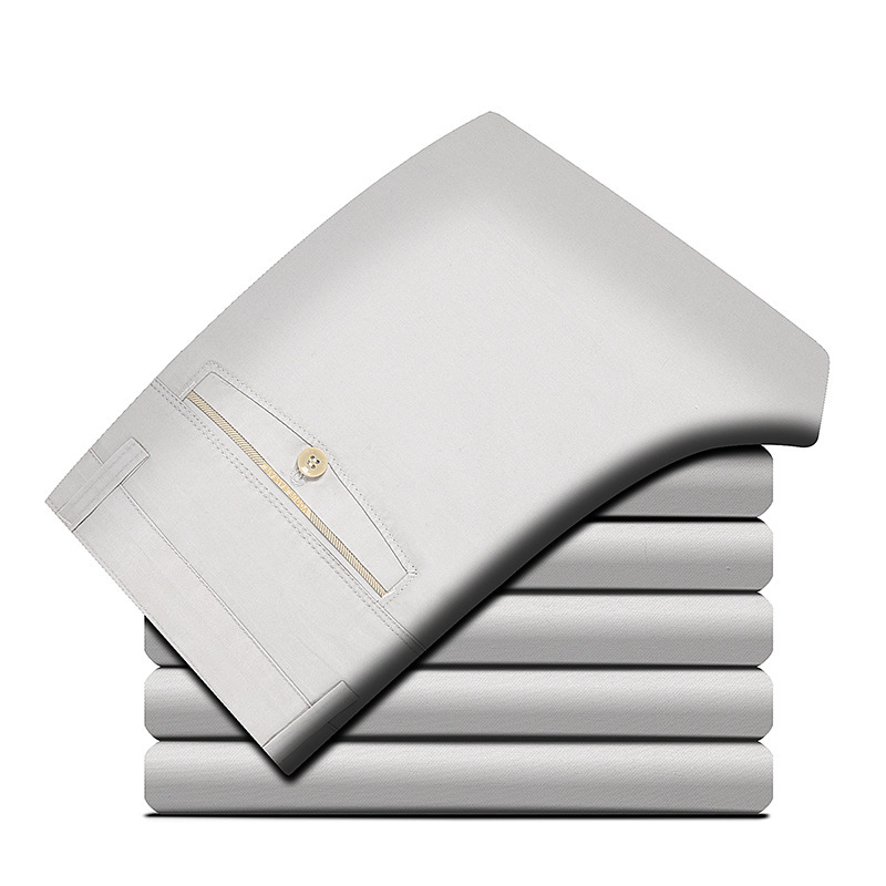 Herren Chinos mit schlanker Passform und praktischen Taschen | A&B - 11 - Annoboutique
