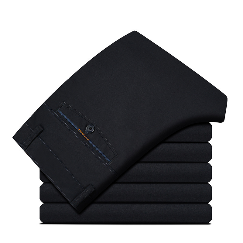 Herren Chinos mit schlanker Passform und praktischen Taschen | A&B - 12 - Annoboutique