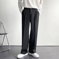 Herren Anzughose mit geradem Schnitt und Falten | A&B - 1 - Annoboutique