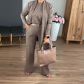 Outfit Damen mit lässiger Passform und langem Cardigan | A&B - 4 - Annoboutique