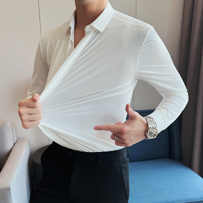 Herren Hemd mit schmaler Passform und klassischem Kragen | A&B - 2 - Annoboutique