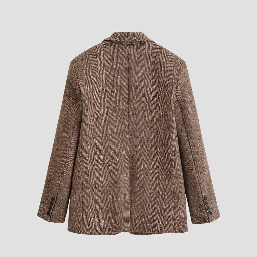 Blazer Damen mit klassischem Revers und praktischen Taschen | A&B - 2 - Annoboutique