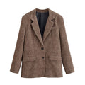 Blazer Damen mit klassischem Revers und praktischen Taschen | A&B - 3 - Annoboutique