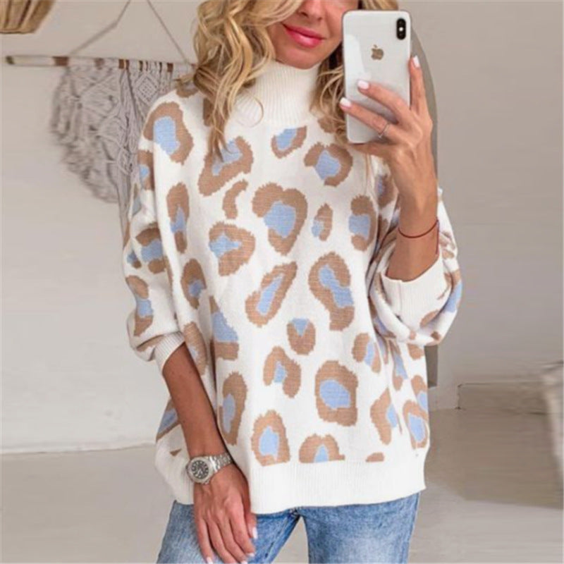 Oversize Pullover Damen mit hohem Rollkragen und lässigem Schnitt | A&B - 4 - Annoboutique