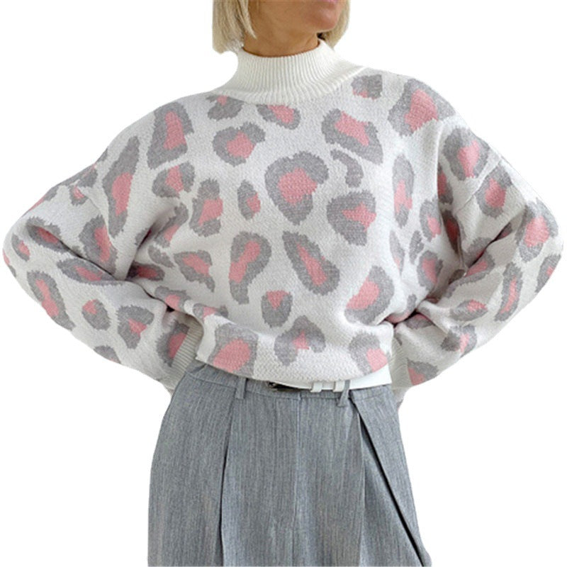 Oversize Pullover Damen mit hohem Rollkragen und lässigem Schnitt | A&B - 5 - Annoboutique