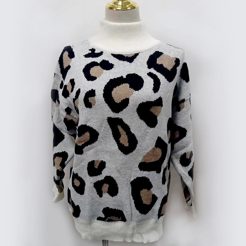 Oversize Pullover Damen mit hohem Rollkragen und lässigem Schnitt | A&B - 6 - Annoboutique