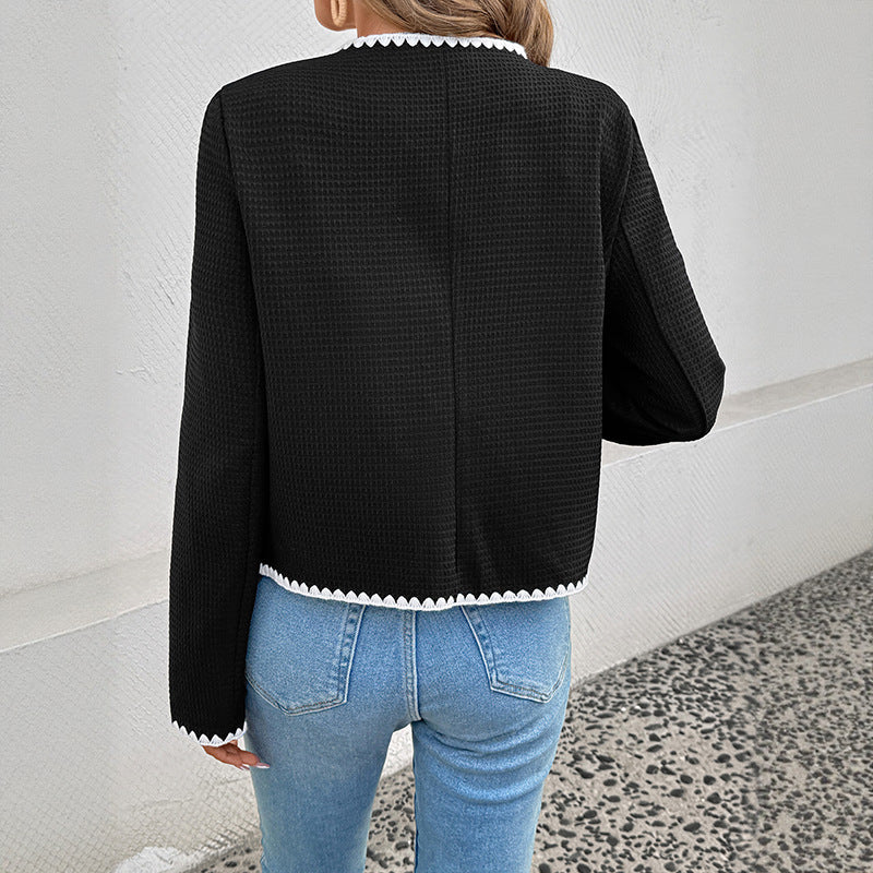 Damen Jacke mit lässigem Schnitt und praktischen Taschen | A&B - 4 - Annoboutique