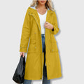 Damen Jacke mit Kapuze und praktischen Taschen | A&B - 2 - Annoboutique