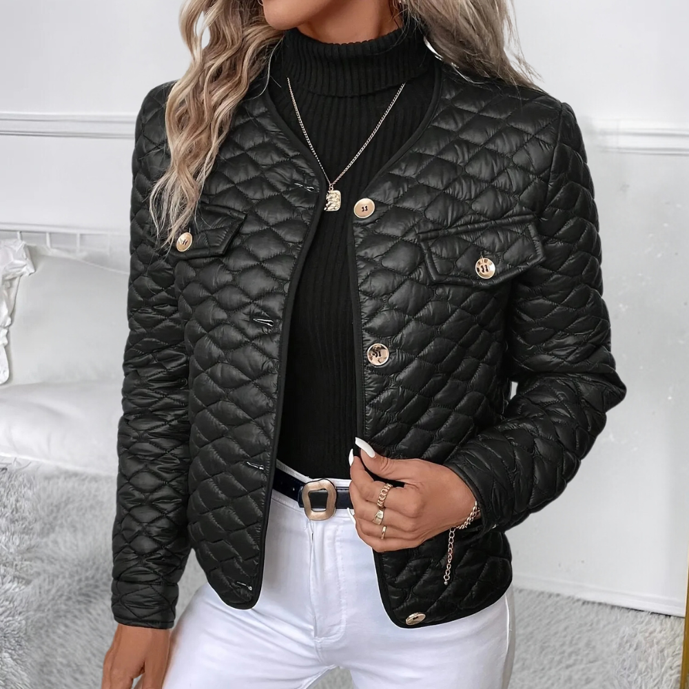 Damenjacke mit elegantem Schnitt und praktischen Details | A&B - 1 - Annoboutique