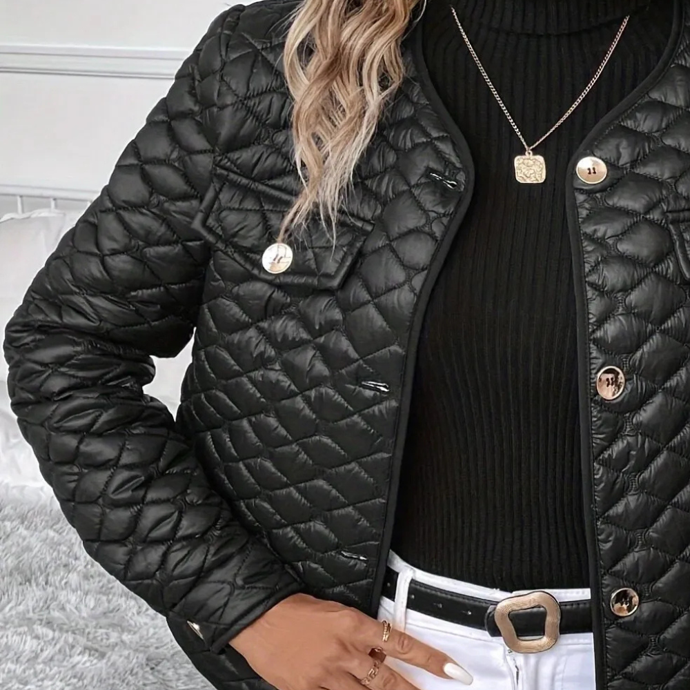 Damenjacke mit elegantem Schnitt und praktischen Details | A&B - 3 - Annoboutique