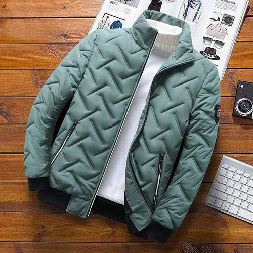Herren Steppjacke mit modernem Schnitt und praktischen Taschen | A&B - 5 - Annoboutique