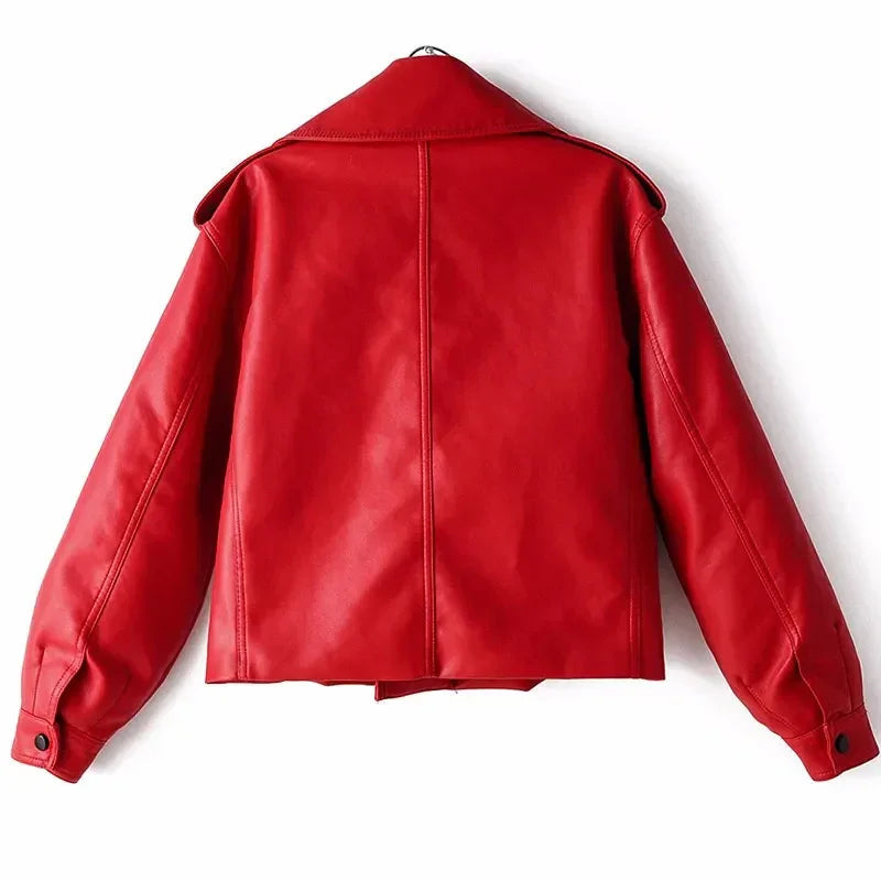 Damen Jacke im lässigen Stil mit Gürtel und Taschen | A&B - 4 - Annoboutique