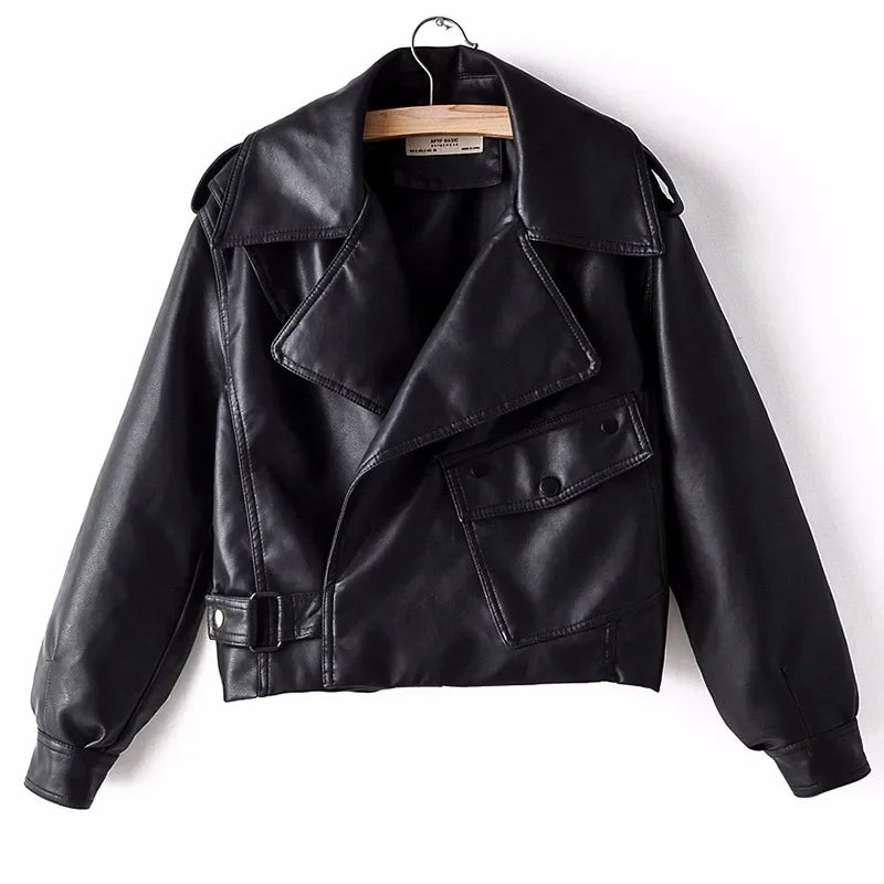 Damen Jacke im lässigen Stil mit Gürtel und Taschen | A&B - 7 - Annoboutique