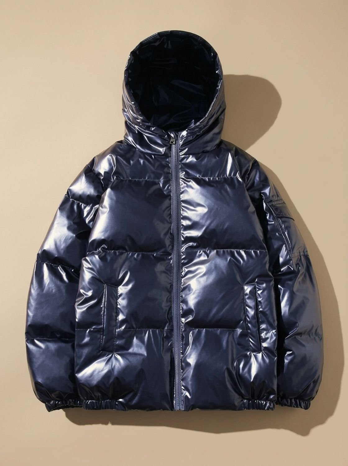 Damen Jacke mit Kapuze und lässigem Schnitt | A&B - 3 - Annoboutique