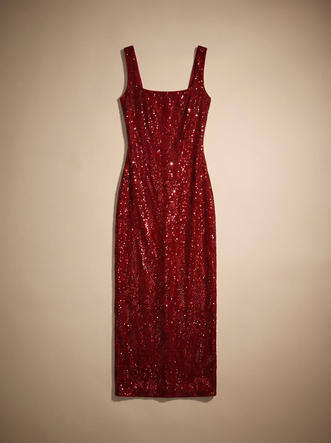 Maxikleid Damen mit taillierter Passform und quadratischem Ausschnitt - 2 - Annoboutique