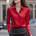 Bluse Damen mit klassischem Schnitt und Knopfleiste – zeitlos elegant - 1 - Annoboutique