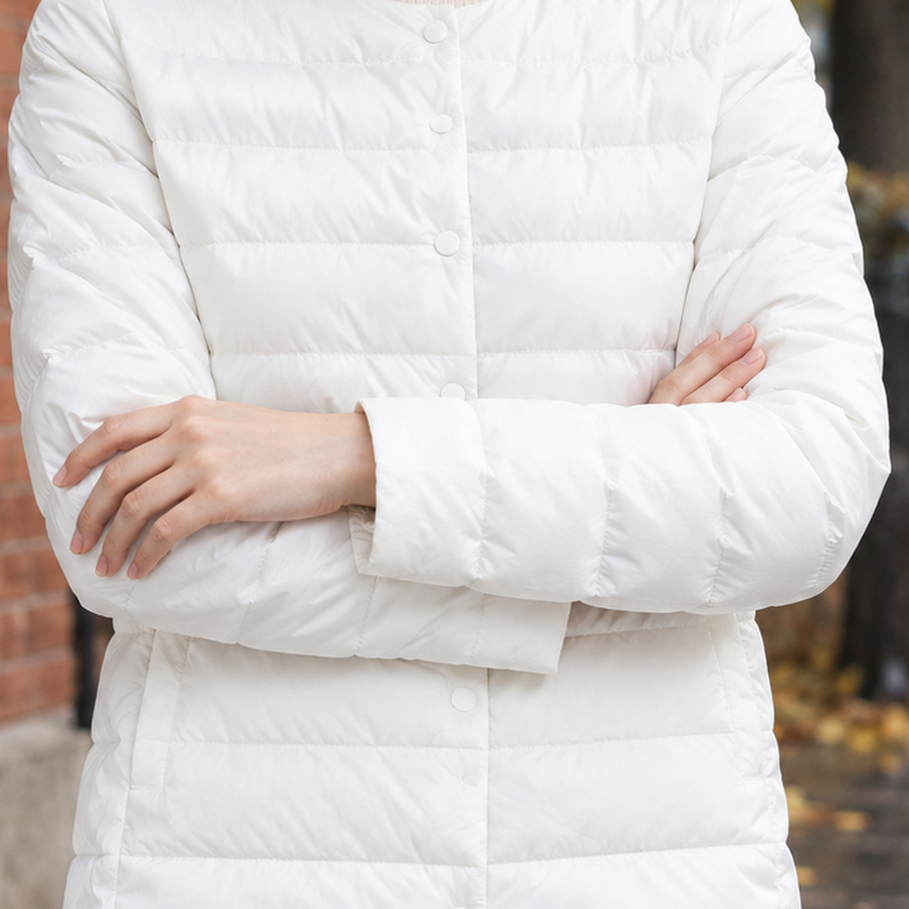 Damen Steppjacke mit modernem Schnitt und praktischen Taschen - 2 - Annoboutique