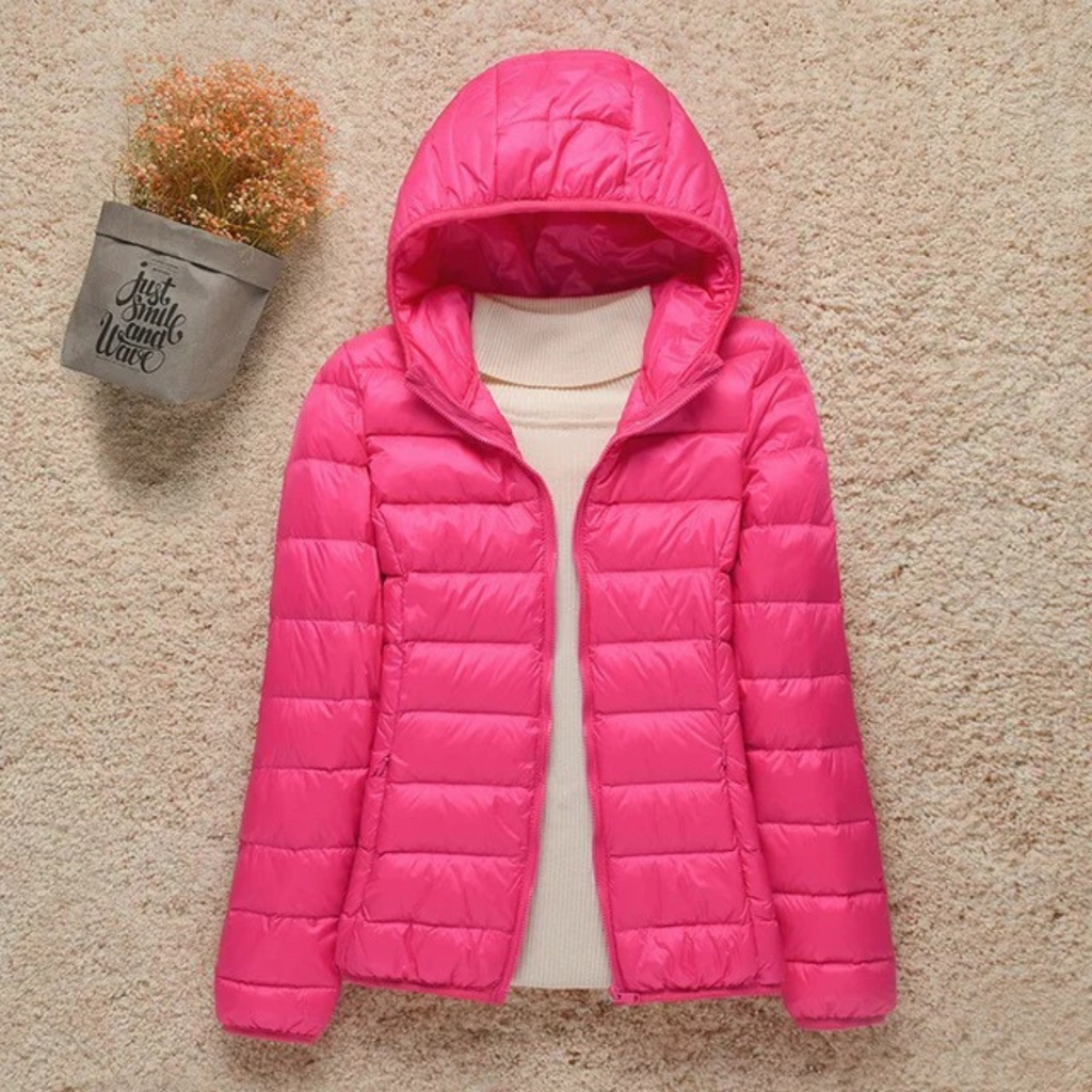 Damen Steppjacke mit Kapuze - Moderner Schnitt und bequeme Passform - 1 - Annoboutique