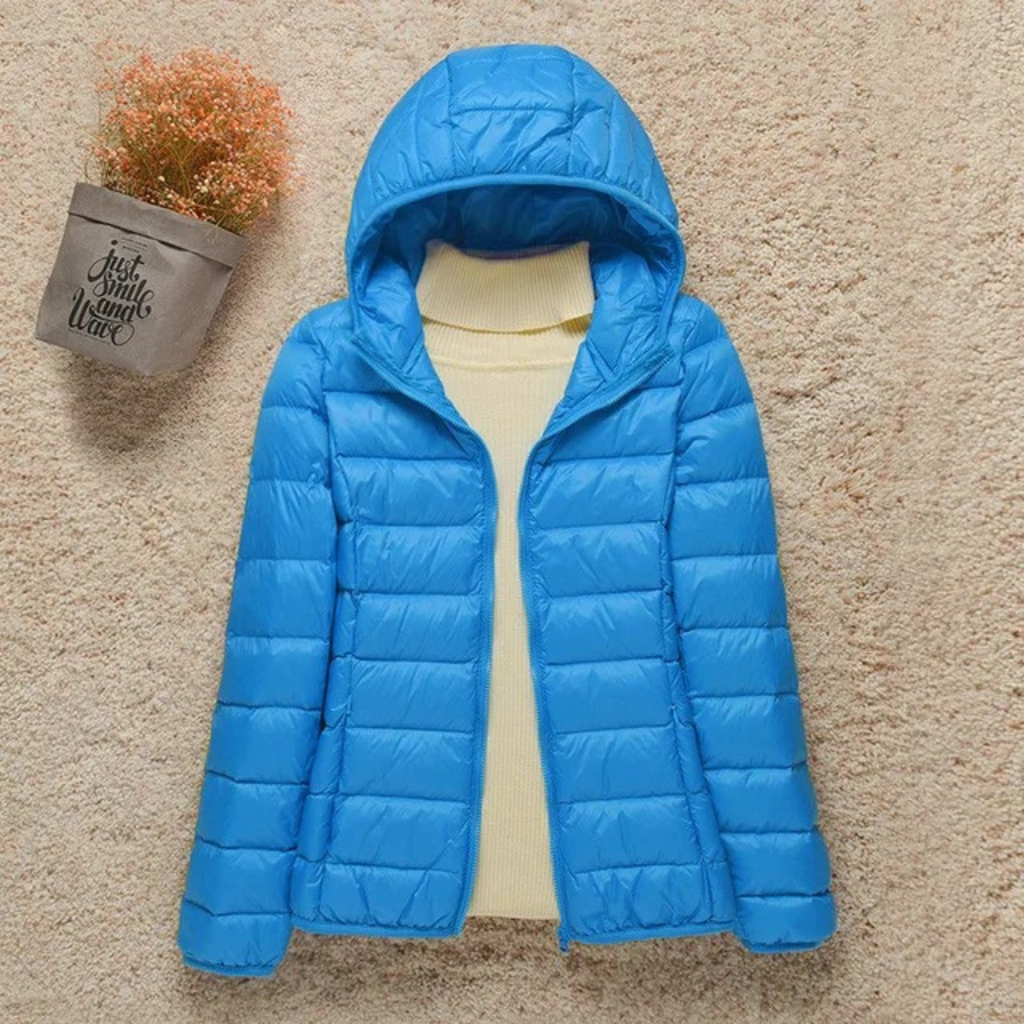 Damen Steppjacke mit Kapuze - Moderner Schnitt und bequeme Passform - 4 - Annoboutique