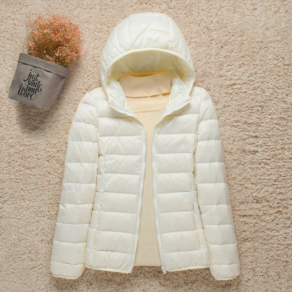 Damen Steppjacke mit Kapuze - Moderner Schnitt und bequeme Passform - 5 - Annoboutique